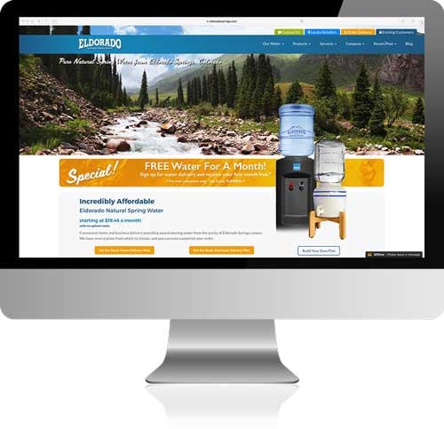 Eldorado Springs Homepage Design