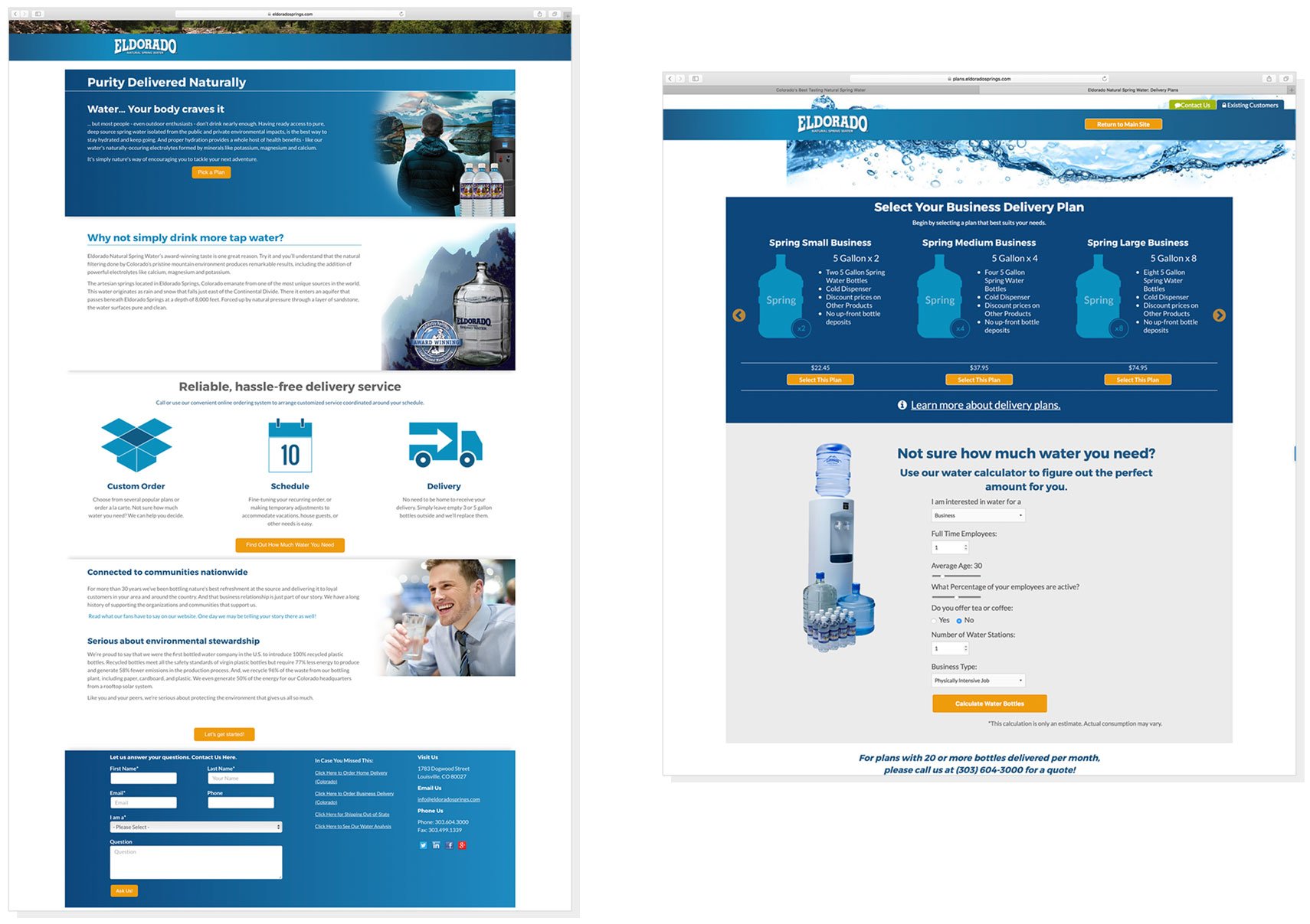 Eldorado Website Design Example