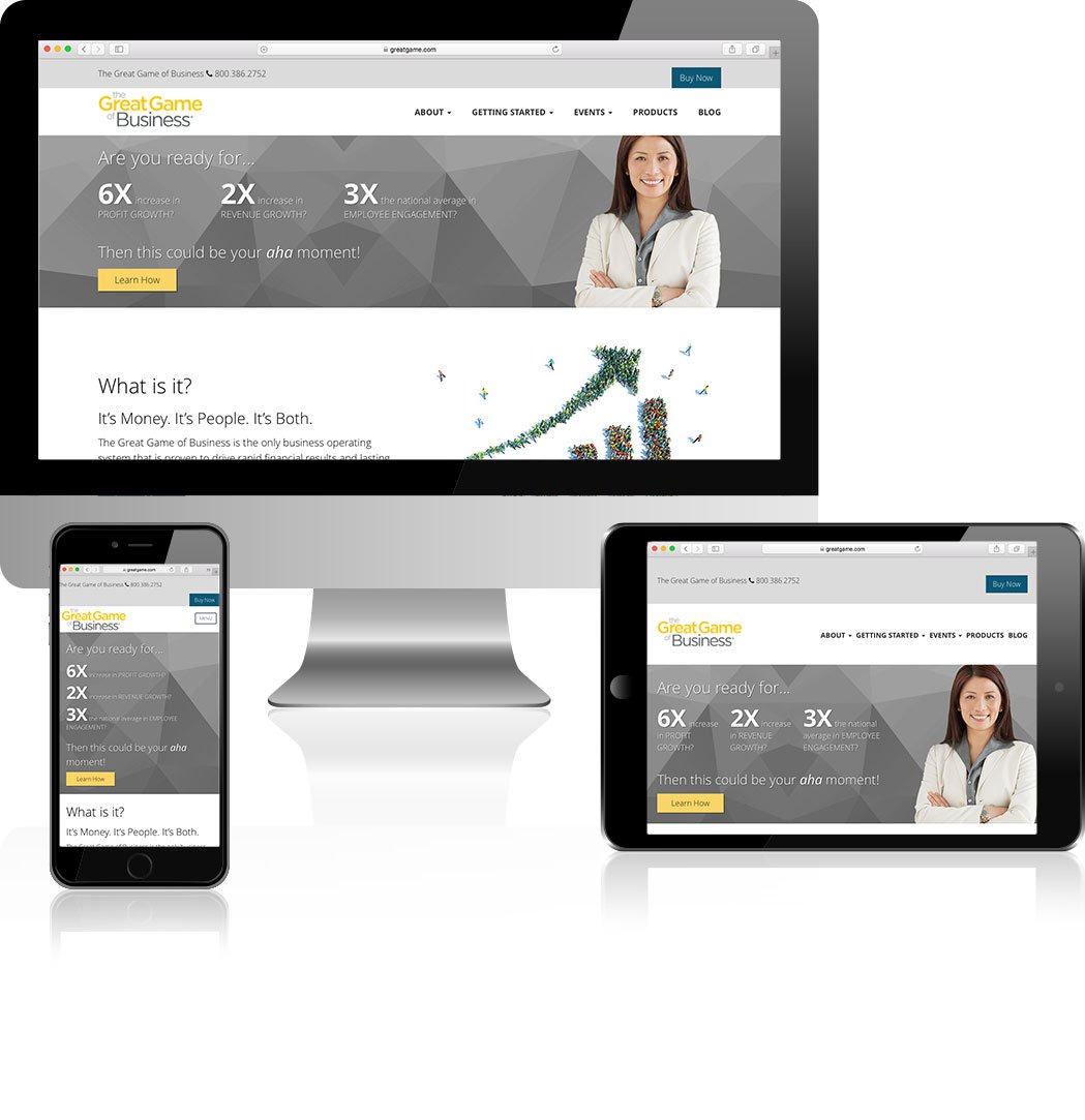 Example of smart website design