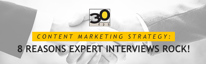 content marketing strategy for interviews