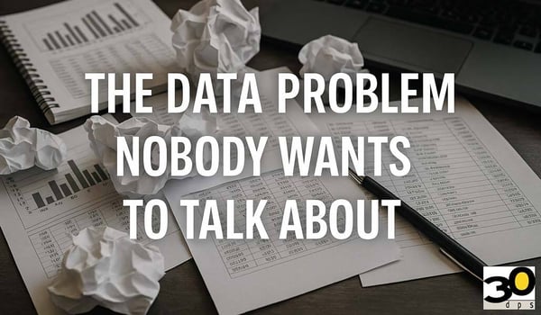 Wadded up paper, lists of bad data and bogus reports